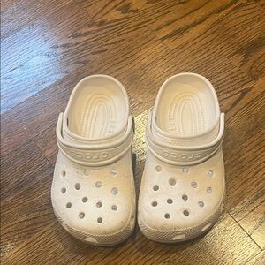 Kids White Crocs Shoes